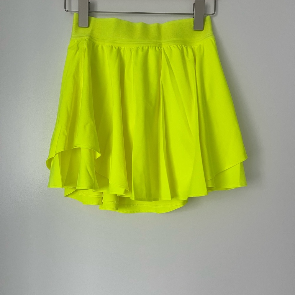 Lululemon Neon Yellow Women's Skirt